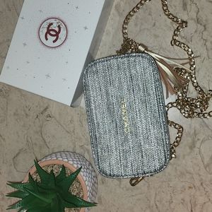NIB~CHANEL Converted Cosmetics bag